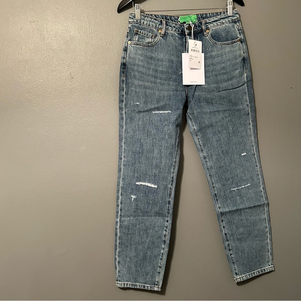 NWT Free People Sandrine Rose Sz 29 Original Wash Straight Fit Jeans!